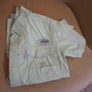 Columbia Kids Mint Button Down Shirt